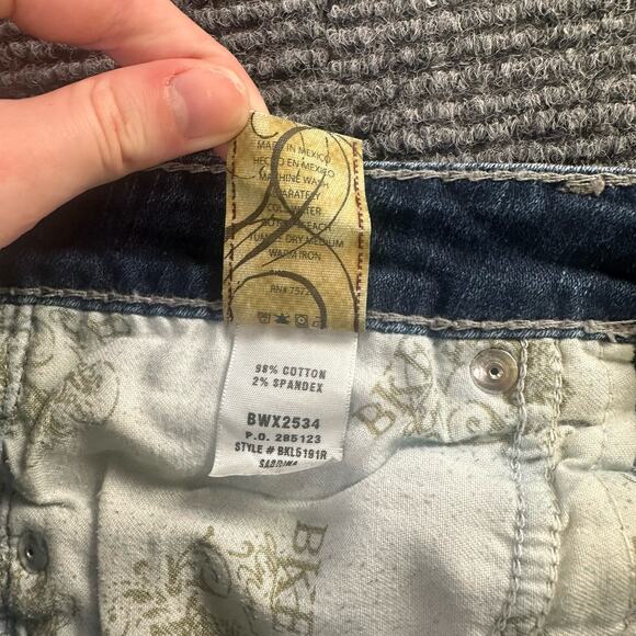 Y2K Womens Buckle BKE Sabrina Lowrise Bootcut Stretch Jeans W30xL28 - Picture 7 of 7